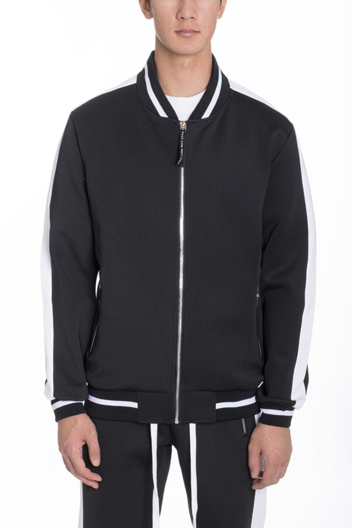 Heavy Weight Solid Track Jacket - cas7m