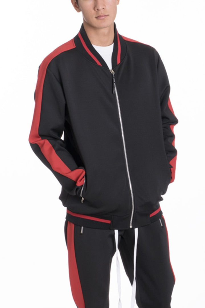 Heavy Weight Solid Track Jacket - cas7m