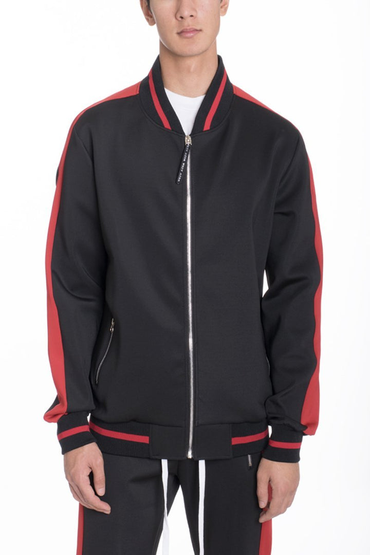 Heavy Weight Solid Track Jacket - cas7m