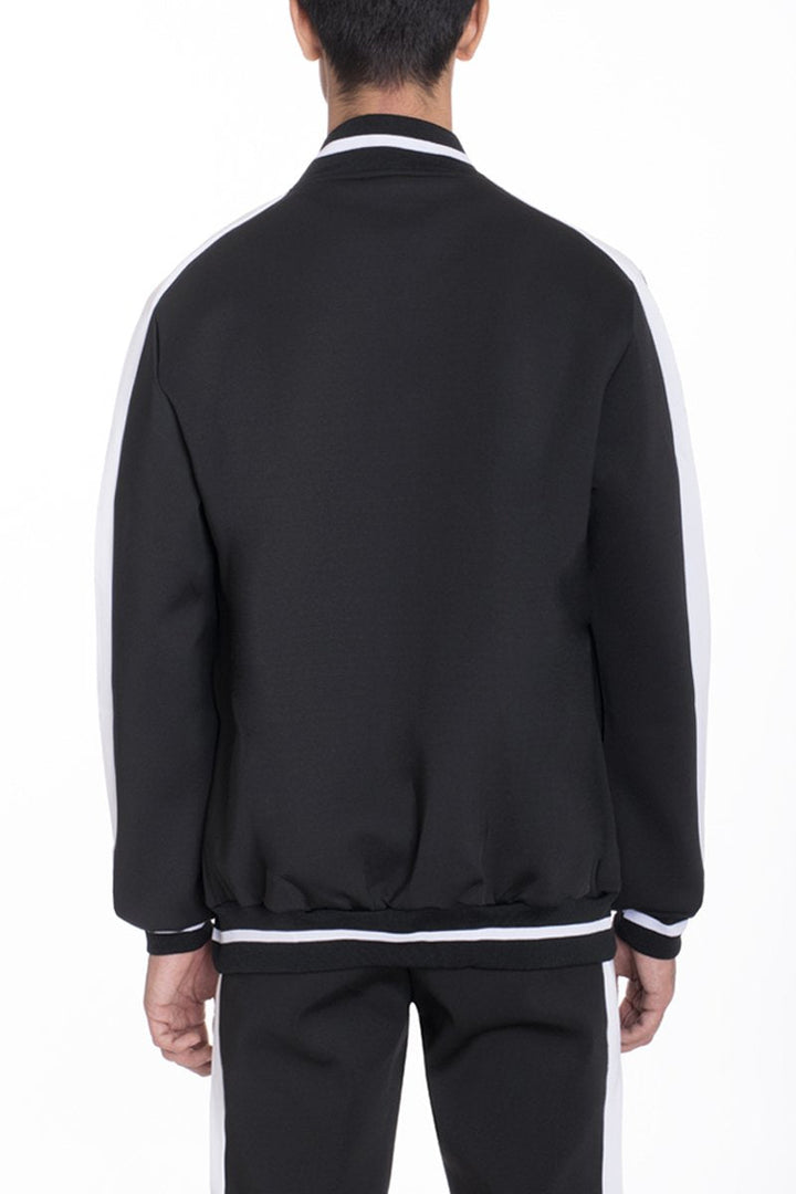 Heavy Weight Solid Track Jacket - cas7m
