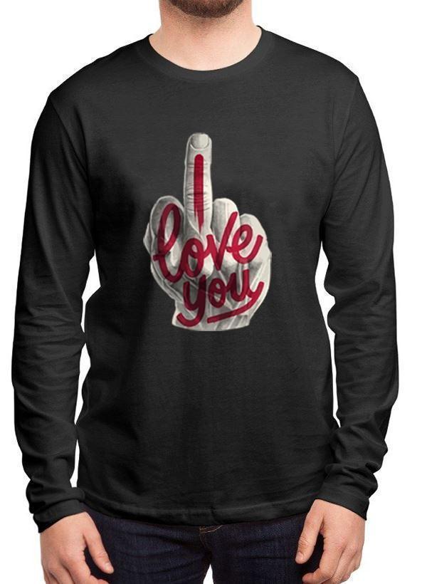 I Love You Full Sleeves T-shirt - cas7m
