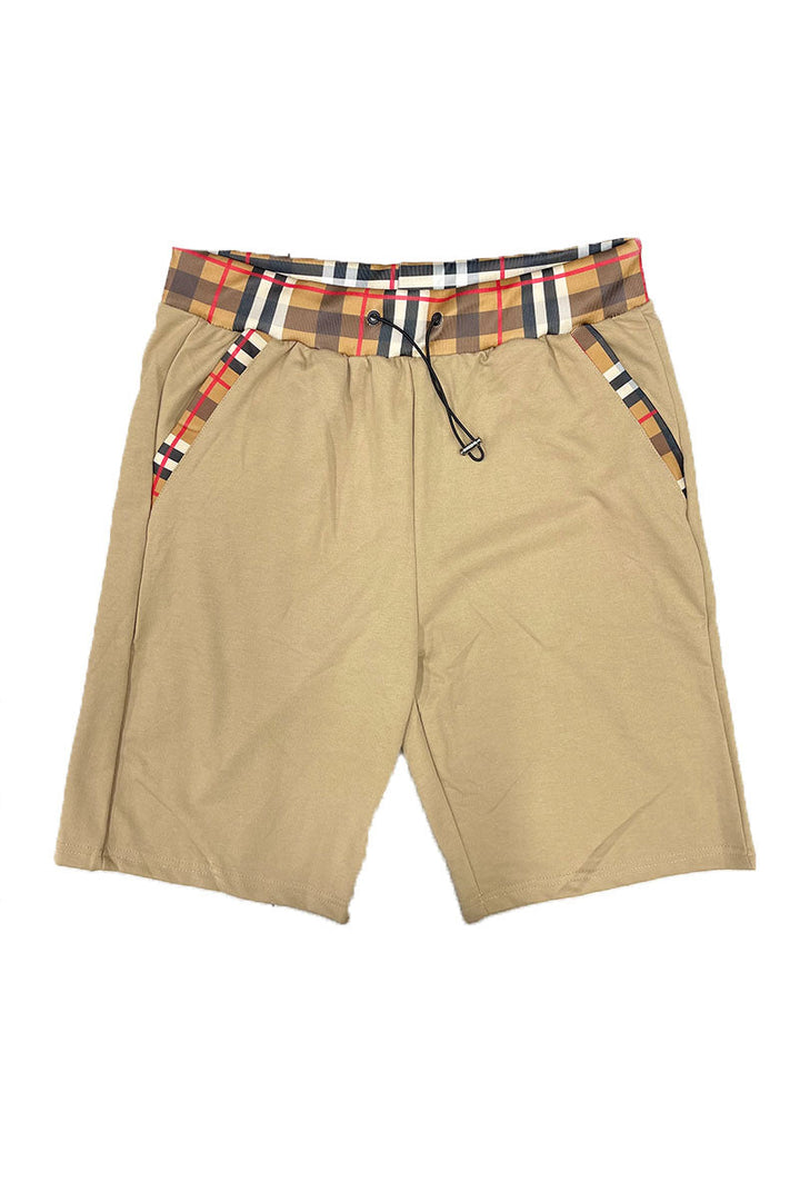 Checkered Detail Shorts EMS4102 - cas7m