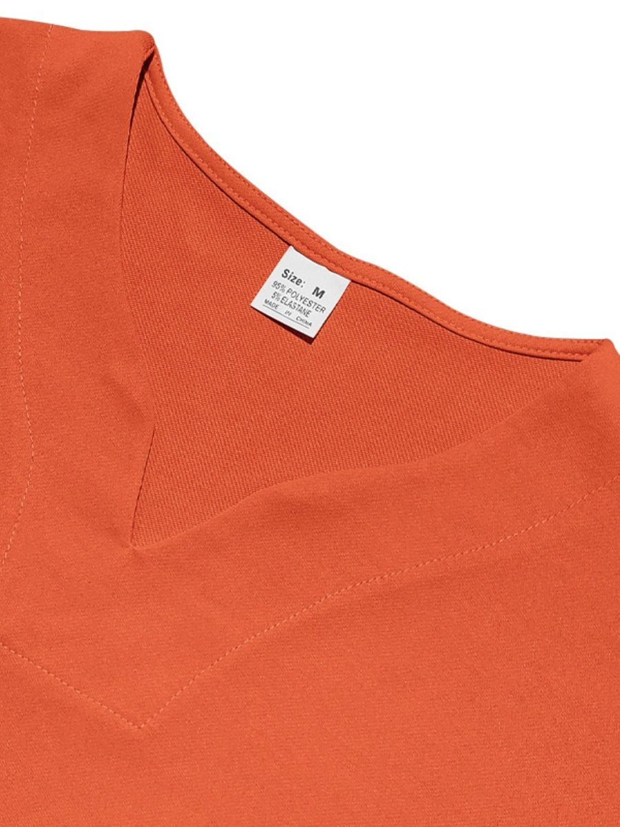 Men's Full Size V-Neck Short Sleeve T-Shirt and Shorts Set Plus Size - cas7m