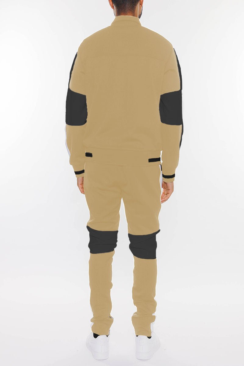 Moto Color Block Track Set - Moto Color Block Track SetKhaki BlackMoto Color Block Track SetSET533-733-KHBK-3X3XLcas7mproduct_vendorcas7m