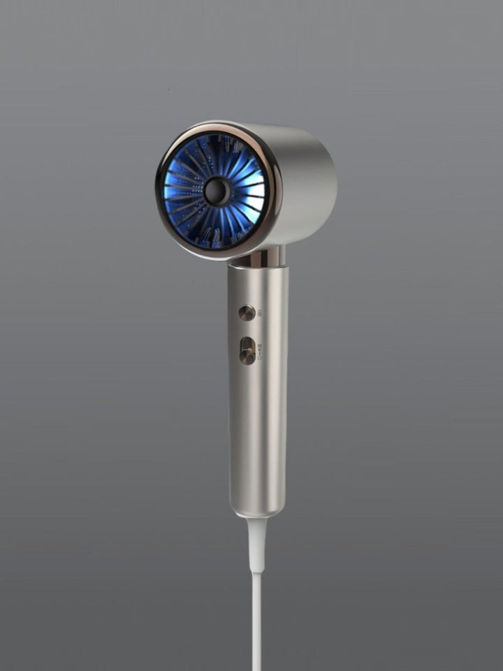 Negative Ion Turbo Hair Dryer: Fast, Frizz-Free, Silky Results - cas7m