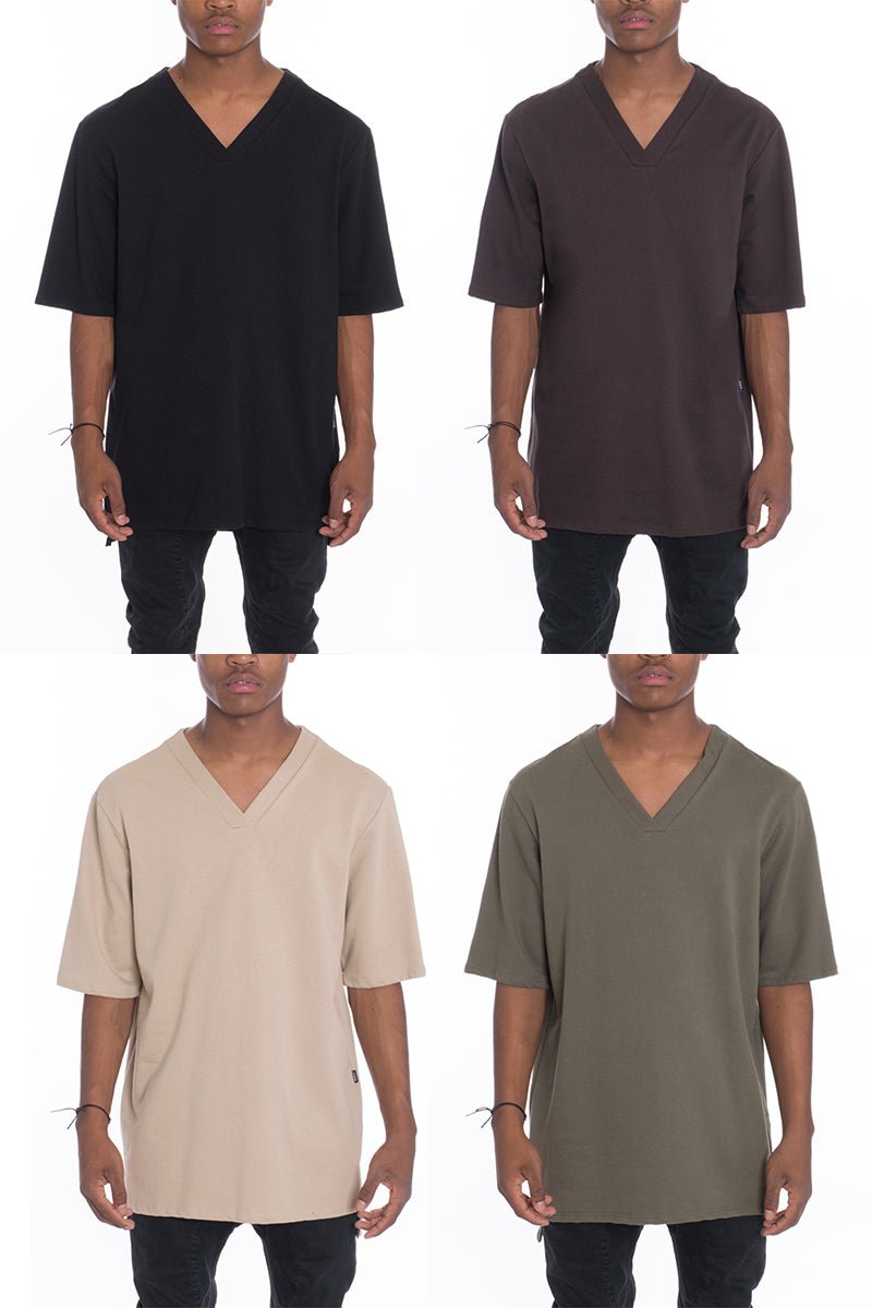 Oversize Vneck Tee - Oversize Vneck TeeOversize Vneck TeeS108-KHXLcas7mproduct_vendorcas7m