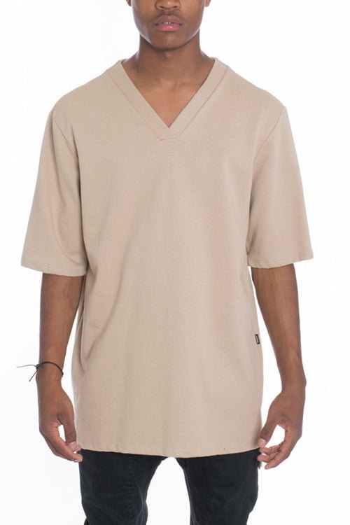 Oversize Vneck Tee - Oversize Vneck TeeOversize Vneck TeeS108-KHXLcas7mproduct_vendorcas7m