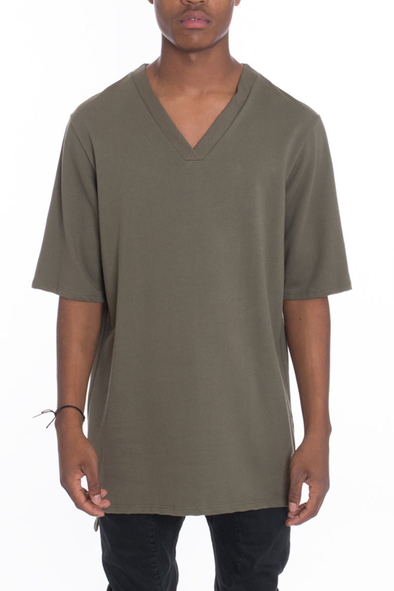 Oversize Vneck Tee - Oversize Vneck TeeOversize Vneck TeeS108-KHXLcas7mproduct_vendorcas7m
