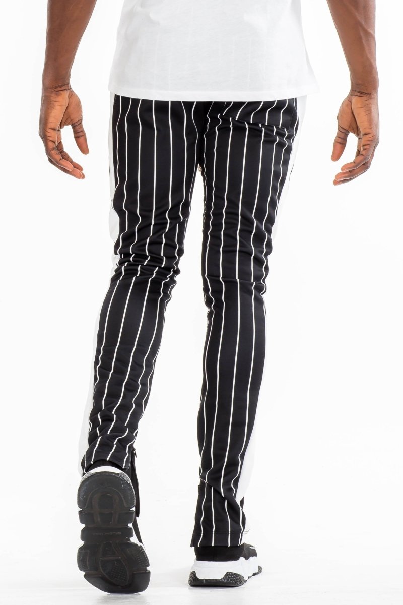 PIN STRIPE TRACK PANTS - PIN STRIPE TRACK PANTSPIN STRIPE TRACK PANTSP127-BK2XL-38cas7mproduct_vendorcas7m