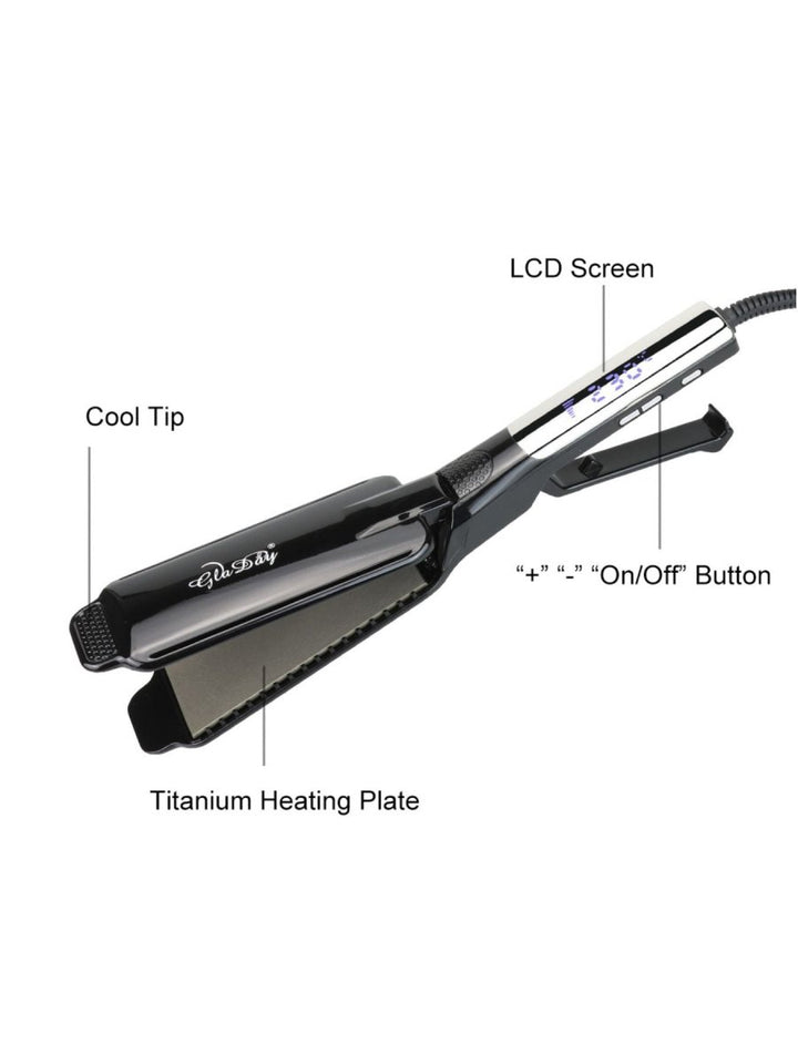 Pro Ceramic Tourmaline Hair Straightener - Salon Finish - cas7m