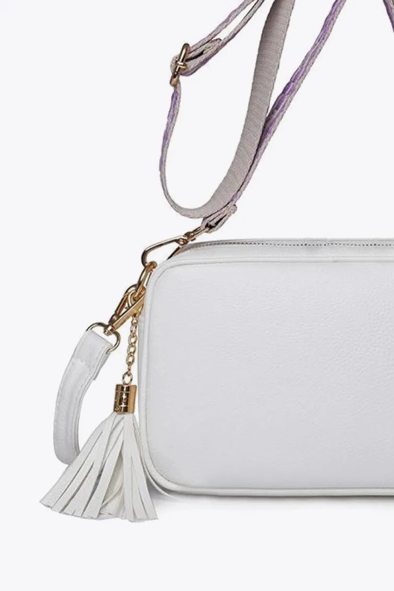 PU Leather Tassel Crossbody Bag - PU Leather Tassel Crossbody BagOne SizePU Leather Tassel Crossbody Bag - cas7m100100509754299100100509754299Whitecas7mproduct_vendorcas7m
