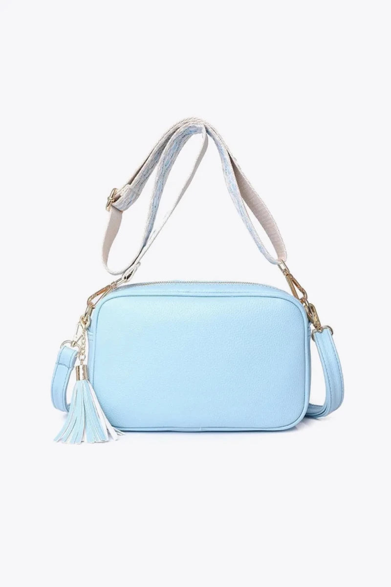 PU Leather Tassel Crossbody Bag - PU Leather Tassel Crossbody BagOne SizePU Leather Tassel Crossbody Bag - cas7m100100509758838100100509758838Sky Bluecas7mproduct_vendorcas7m