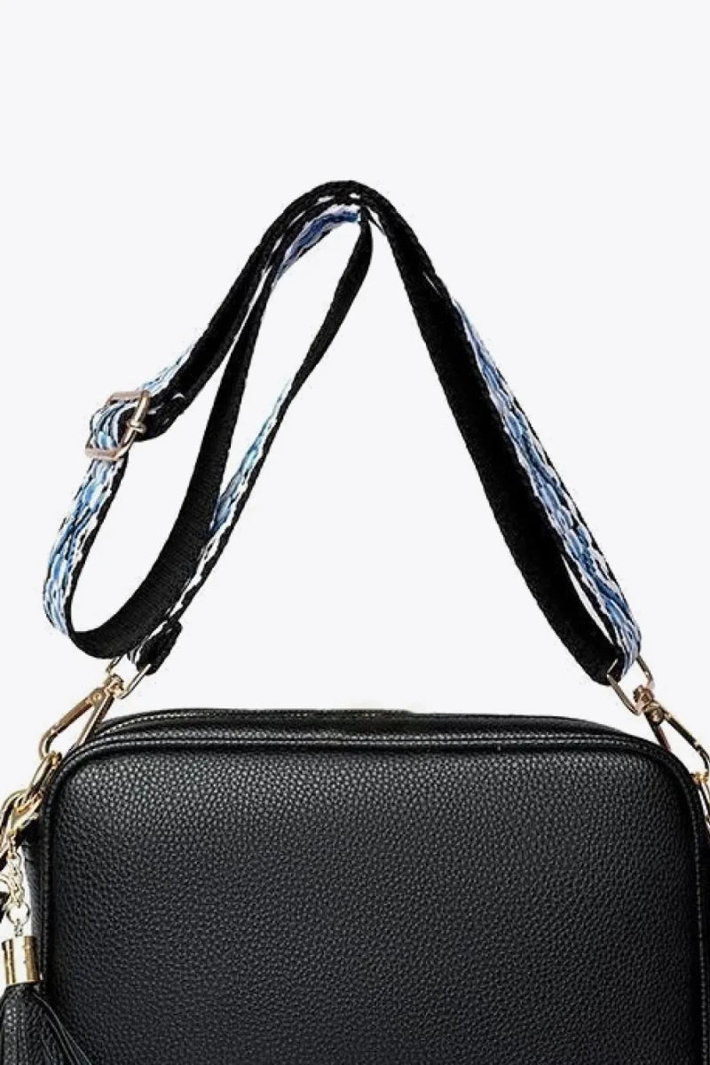 PU Leather Tassel Crossbody Bag - PU Leather Tassel Crossbody BagOne SizePU Leather Tassel Crossbody Bag - cas7m100100509758776100100509758776Blackcas7mproduct_vendorcas7m
