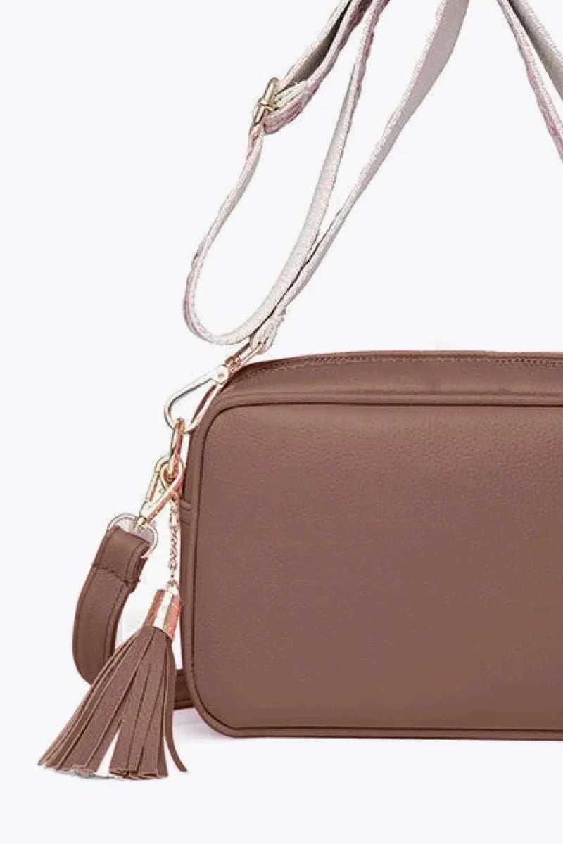 PU Leather Tassel Crossbody Bag - PU Leather Tassel Crossbody BagOne SizePU Leather Tassel Crossbody Bag - cas7m100100509758776100100509758776Blackcas7mproduct_vendorcas7m