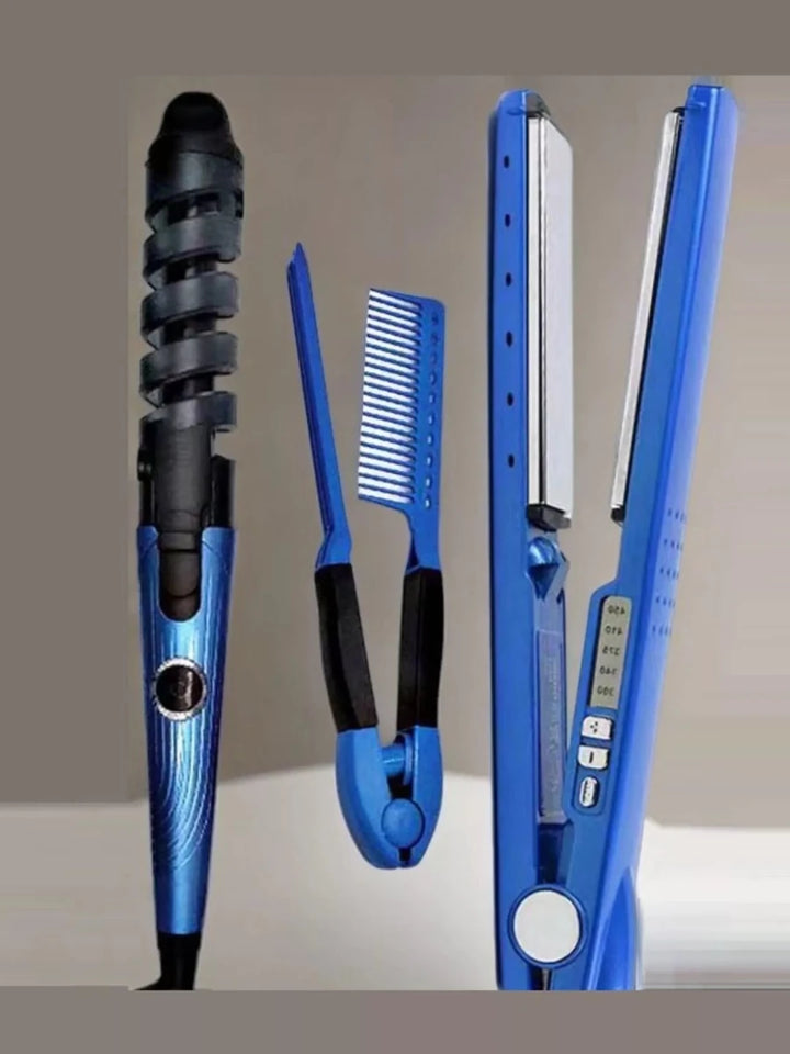 Rapid Heat Salon Curling Iron - Versatile Hair Styling Tool - cas7m