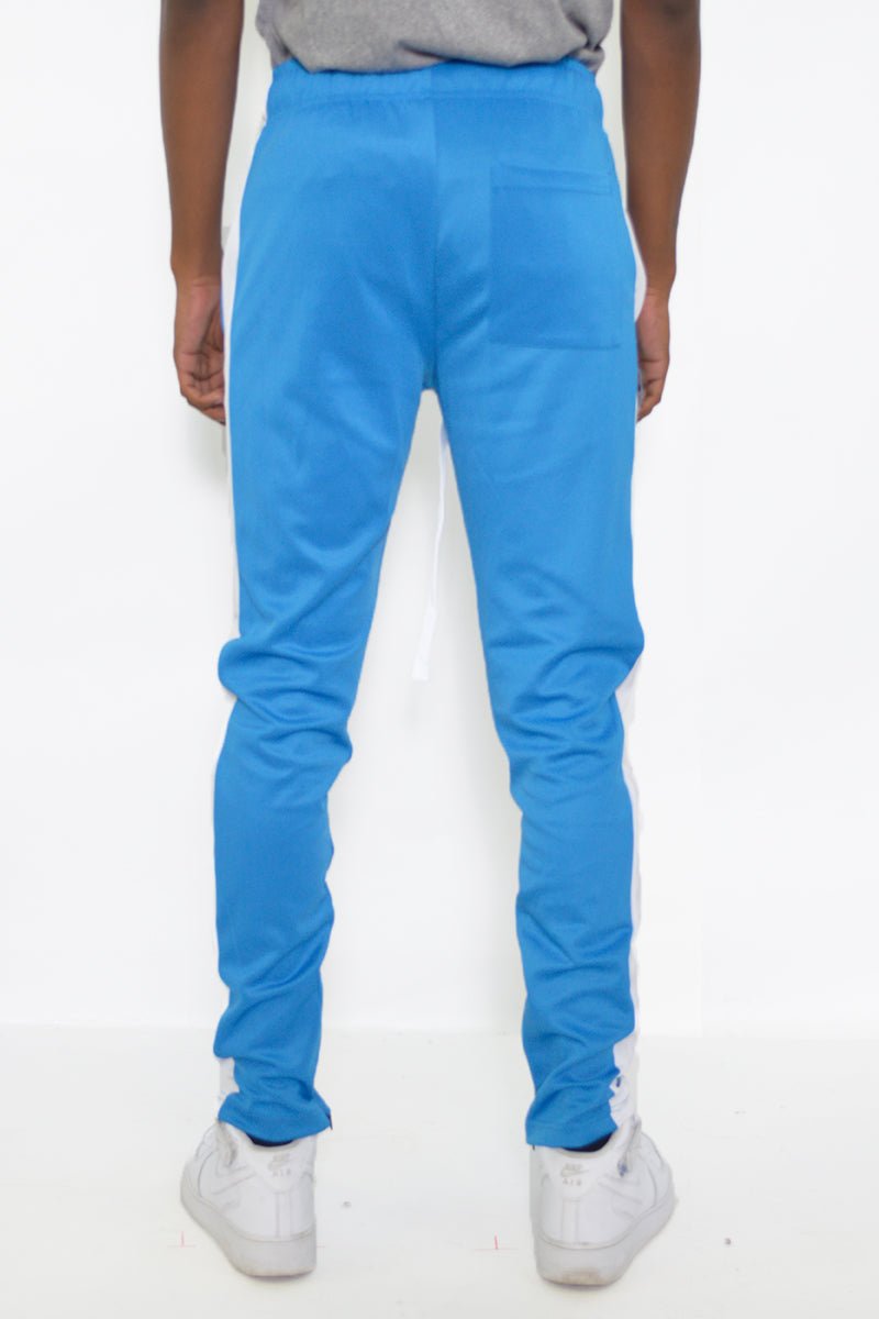 SLIM FIT TRACK PANTS - SLIM FIT TRACK PANTSSLIM FIT TRACK PANTSTP123-AQUAWHITE-SS-30"cas7mproduct_vendorcas7m