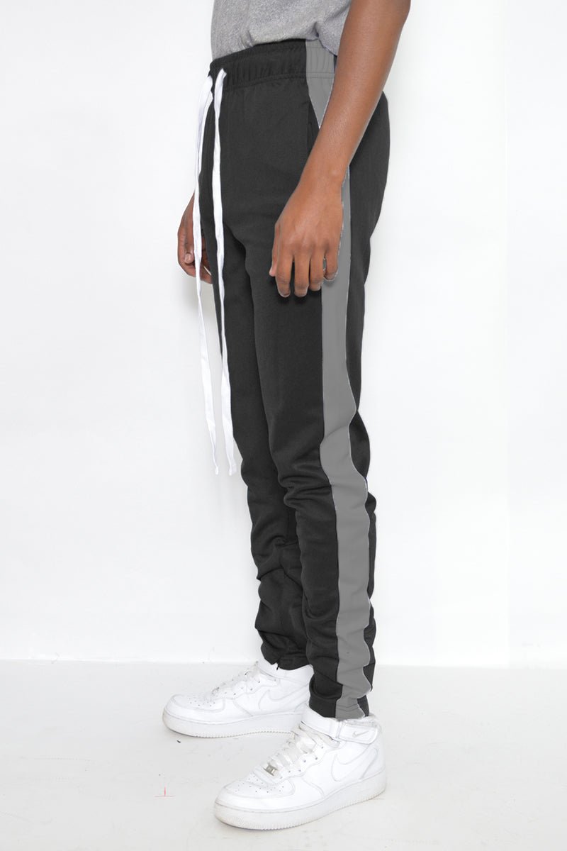 SLIM FIT TRACK PANTS TP123 - SLIM FIT TRACK PANTS TP123SLIM FIT TRACK PANTS TP123TP123-BLACKDGREY-SS-30"cas7mproduct_vendorcas7m
