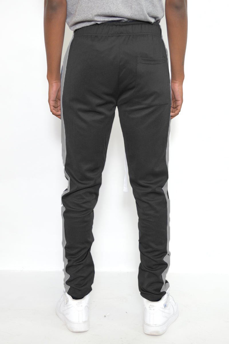 SLIM FIT TRACK PANTS TP123 - SLIM FIT TRACK PANTS TP123SLIM FIT TRACK PANTS TP123TP123-BLACKDGREY-SS-30"cas7mproduct_vendorcas7m
