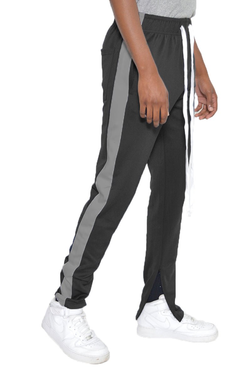SLIM FIT TRACK PANTS TP123 - SLIM FIT TRACK PANTS TP123SLIM FIT TRACK PANTS TP123TP123-BLACKDGREY-SS-30"cas7mproduct_vendorcas7m