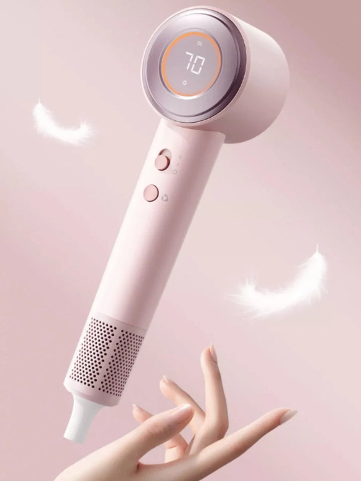 TurboIon Pro: Compact High-Speed Hair Dryer with Temperature Control - cas7m